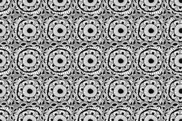 Hand drawn scribble flower. Abstract line art sketch flower.