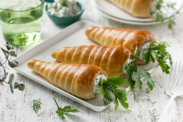 Stuffed Roll Carrots.