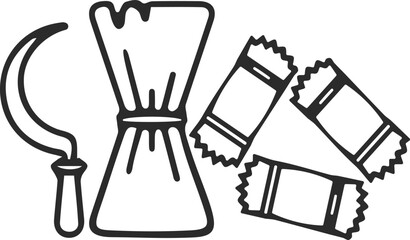 Farm icon, farming icon black vector