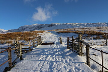 Snowdonia tryfan glyderau carneddau winter wales