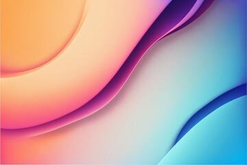 Illustration of a dynamic colorful background - Ultra gradient - Created with generative ai