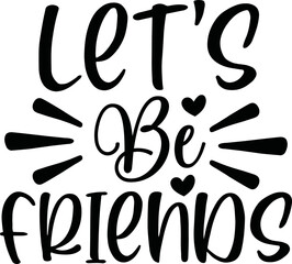 let's be friends svg