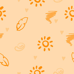 Doodl sunny pattern