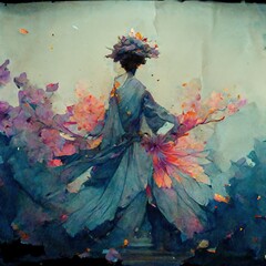 Fototapeta premium Dancer of Chaos (93.1)