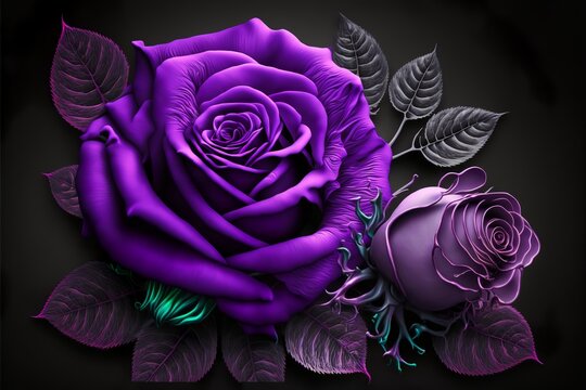wallpaper designe with purple flower