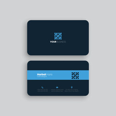 Vector Business card design template, Clean and modern business card