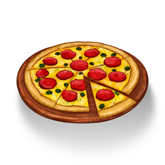 pepperoni pizza 