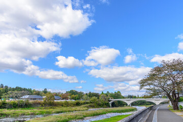 仙台 広瀬川の大橋
