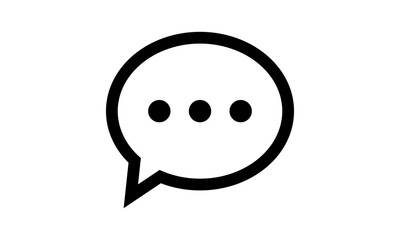 chat icon, chat logo template