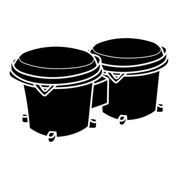bongo glyph icon