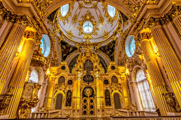 Fototapeta premium Interior of Church of Savior on the Spilled Blood