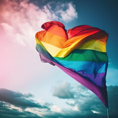 The Rainbow Flag: A Symbol of Inclusion and Empowerment for the LGBTQ+ Community (AI Generated)