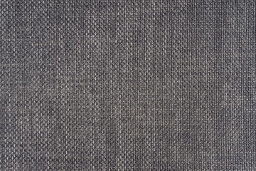 Jacquard woven upholstery, gray coarse fabric texture. Textile background, furniture textile...