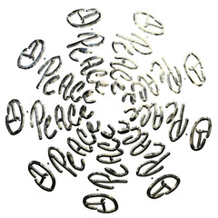 3d illustration. for metallic text effect