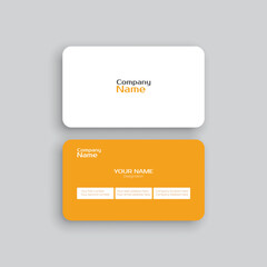 Vector Business card design template, Clean and modern business card