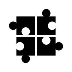 Solution, strategy, puzzle icon.