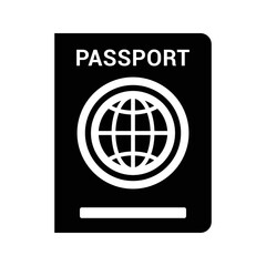 Travel, passport icon.