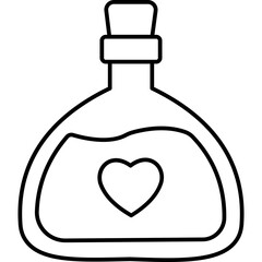 Fototapeta premium Love Potion which can easily edit or modify