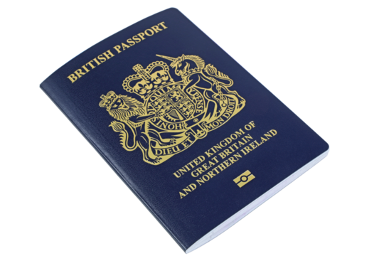 UK biometric passport	 transparent png.