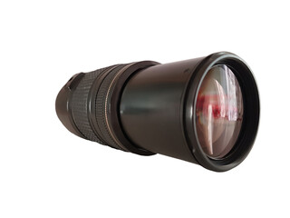 zoom big lens for photography photo isolated