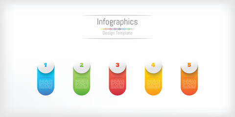 Infographic design elements for your business data. Vector Illustration.