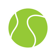 Tennis ball vector symbol , illustrations for use in online sporting events , Illustration Vector EPS 10