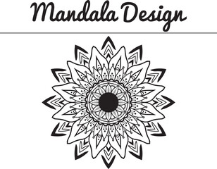 
Floral Luxury mandala background vector design