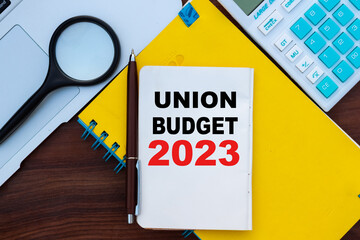 union budget 2023 concept