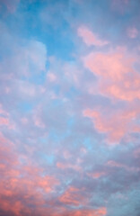 Sunset sky for background or sunrise sky and cloud at morning.