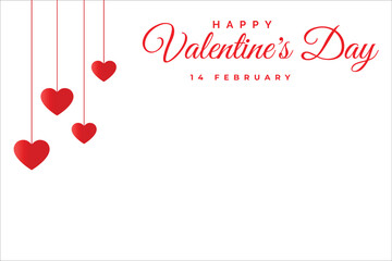 Happy Valentines Day Vector Background