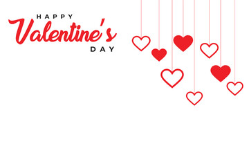 Happy Valentines Day Vector Background