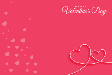 Happy Valentines Day Vector Background