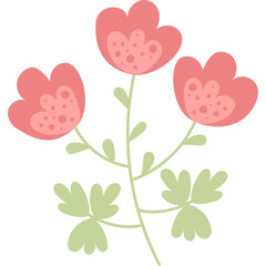 red decorative flower