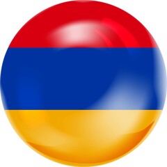 Armenia country flag button