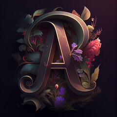 The beauty of letter "A"