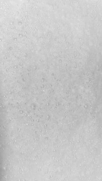 white soap foam bubbles texture and asmr sound footage video clip
