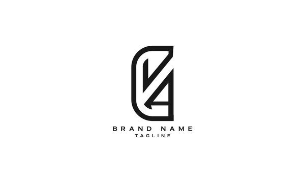 CVA, VCA, AVC, Abstract initial monogram letter alphabet logo design