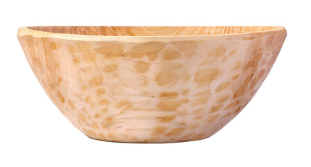 handmade carved wooden bowl
