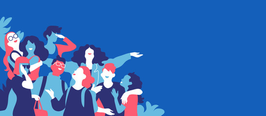 Gruppo di persone che condividono esperienze e momenti mondani