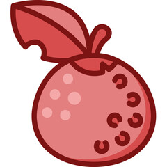 orange two tone icon