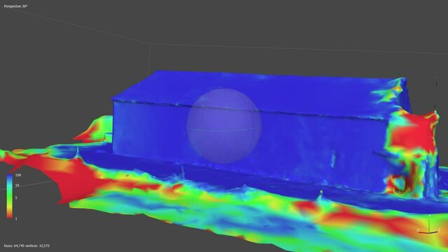 industrial 3d model video clip