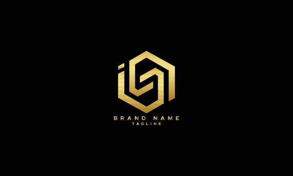 IBQ, IQB, Abstract initial monogram letter alphabet logo design