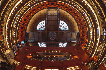 Stary Browar (The Old Brewery)  center in Poznan, Poland. Interior of the main hall.