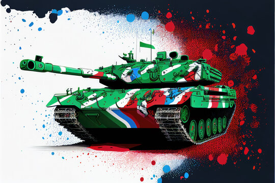 Tanks On The Germany Flag Background. Germany Tank Forces Concept. 3d  Illustration Stock Photo, Picture and Royalty Free Image. Image 104964317.