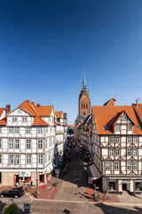 Schöne Ansicht der Altstadt von Hannover, Niedersachsen, Deutschland