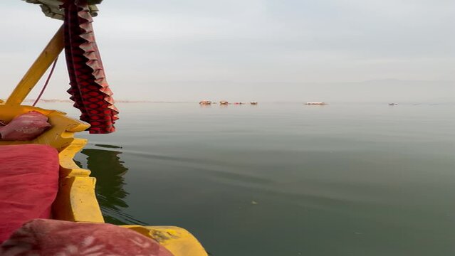 boat on the lake