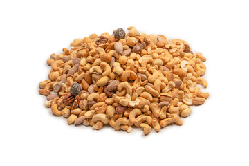 A group of almonds, pistachios, walnuts, macadamia, cashews.
