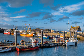 Fototapeta na wymiar view of the port, Howth, Ireland