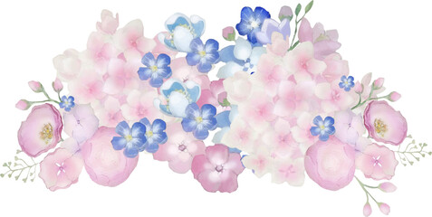 plant, vector, tree, leaves, floral, flower, illustration, cardflowers frame