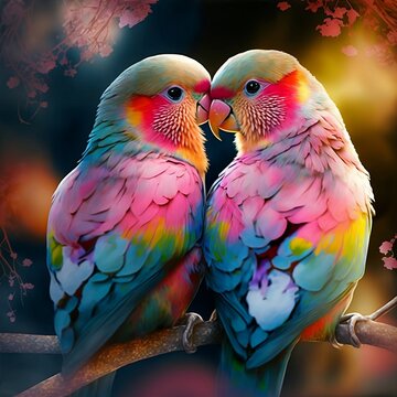 couple of parrots